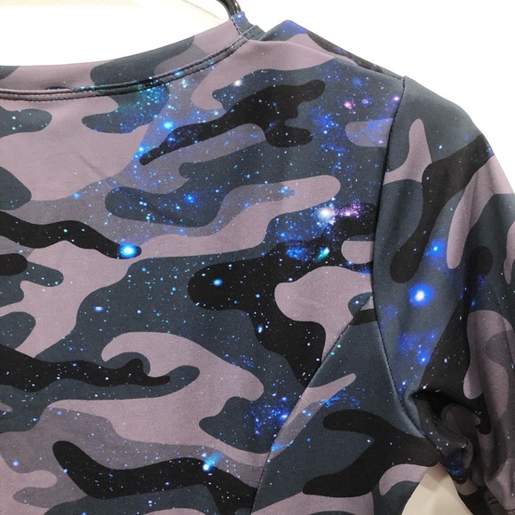 NWOT - never worn - Blackmilk Galaxy Camo Evil Tee Dress - sz S - Picture 4 of 8